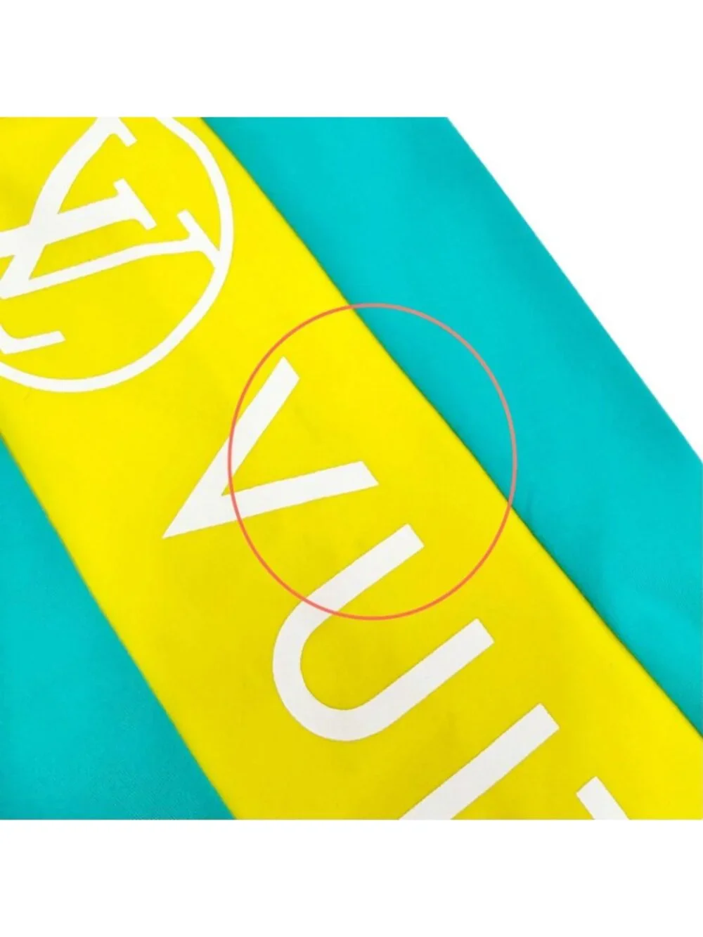 Louis Vuitton Logo Swimwear Swimsuit Dress Emerald Green Yellow Silver 40